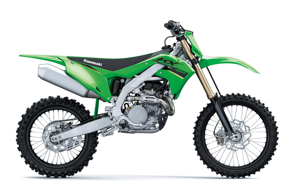 KIT de plásticos *limited* UFOplast™ • KAWASAKI KXF250/450 2019-2023 • NEGRO&NEON
