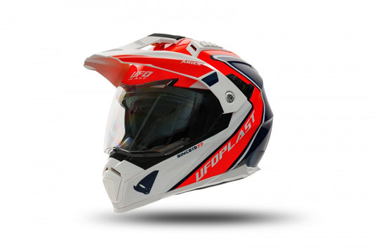 Casco de enduro UFOplast ARIES™ ♈︎ AZUL&BLANCO