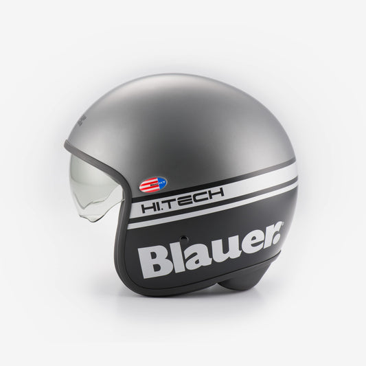 Casco clásico BLAUER HT™ Pilot 1.1 ✈ PLATA matte