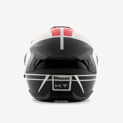 Casco BLAUER HT™ JET JJ01 ✈ ROJO, BLANCO&negro