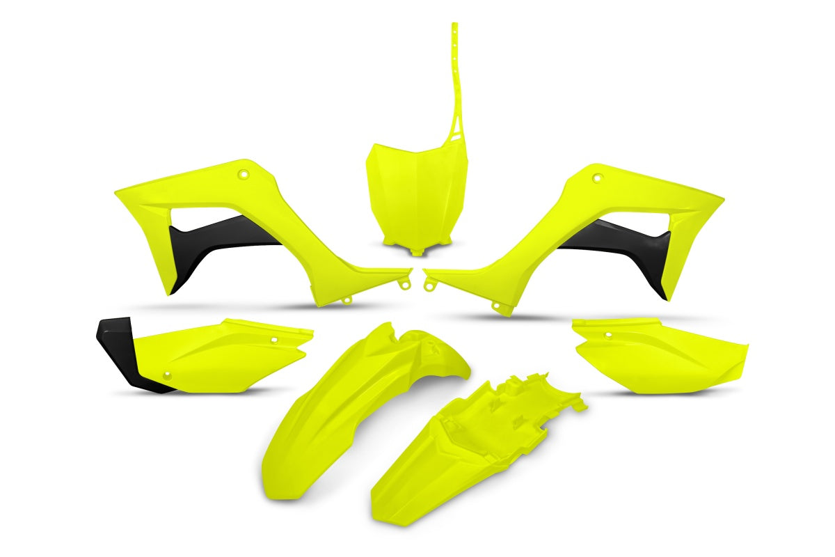 KIT de plásticos *completo* UFOplast™ • HONDA CRF 110 2019-2023 • NEON