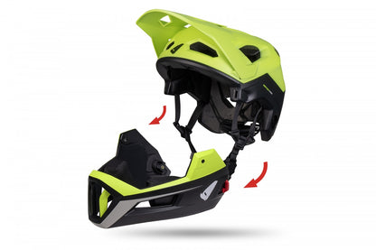 Casco modular de MTB UFOplast DEFCON-2™ 🚲 AMARILLO NEON