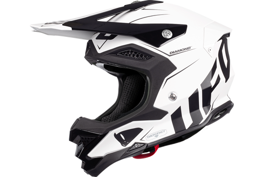 Casco de motocross UFOplast DIAMOND™ ♦ BLANCO&NEGRO