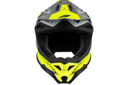 Casco de motocross UFOplast DIAMOND™ ♦ GRIS&FLUO