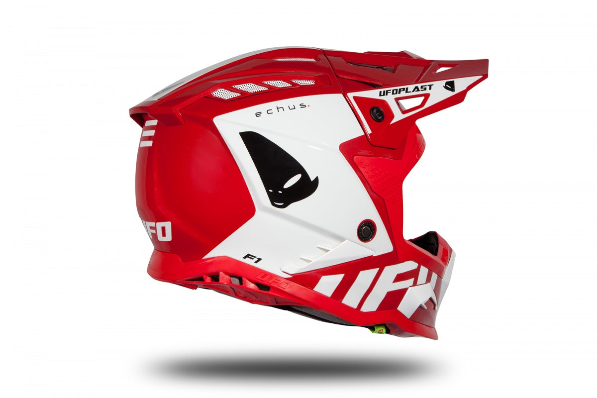 Casco de motocross UFOplast ECHUS™ ♘ ROJO&BLANCO