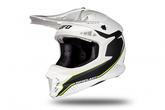 Casco de motocross UFOplast INTREPID™ ♠ BLANCO&NEGRO