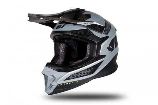 Casco de motocross UFOplast INTREPID™ ♠ GRISmatte