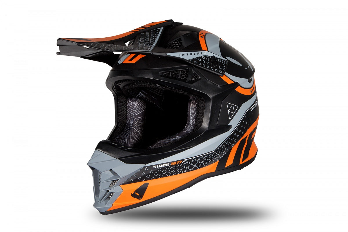 Casco de motocross UFOplast INTREPID™ ♠ NARANJA