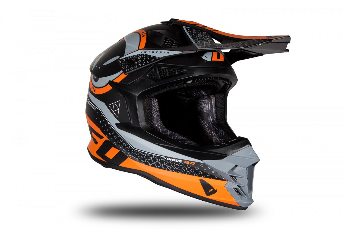 Casco de motocross UFOplast INTREPID™ ♠ NARANJA