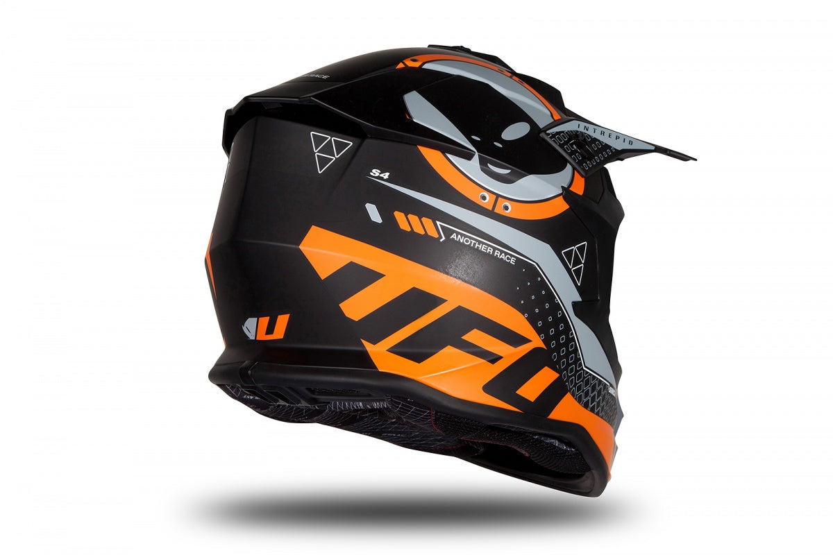 Casco de motocross UFOplast INTREPID™ ♠ NARANJA