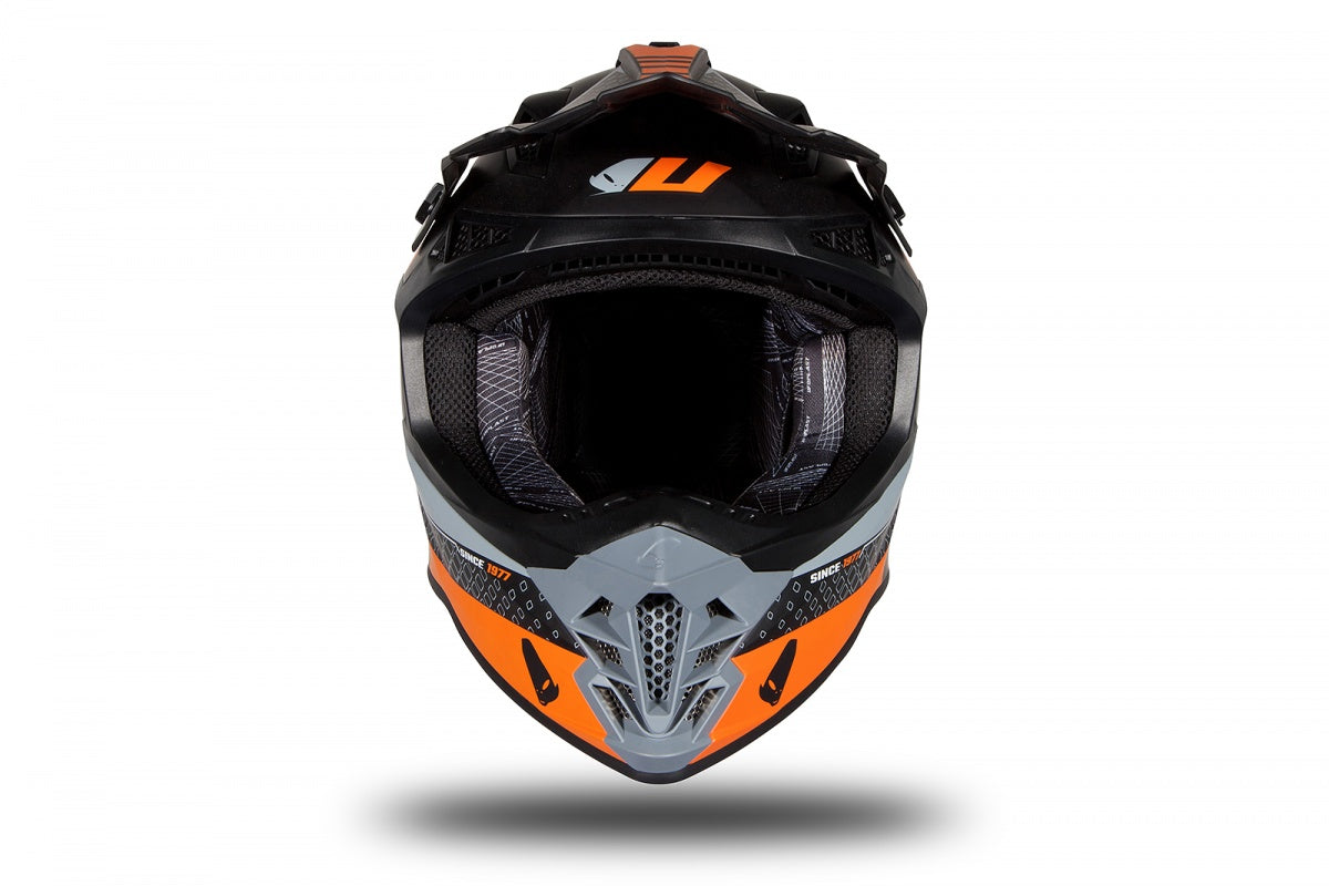 Casco de motocross UFOplast INTREPID™ ♠ NARANJA