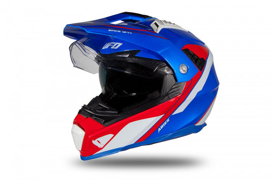 Casco de enduro UFOplast ARIES™ aries ♈︎ BLANCO,ROJO&AZUL