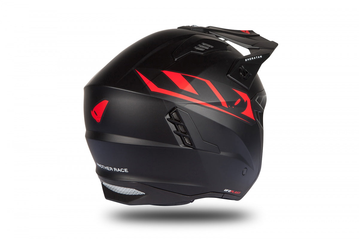 Casco abierto UFOplast SHERATAN™ ✈ NEGROmatte