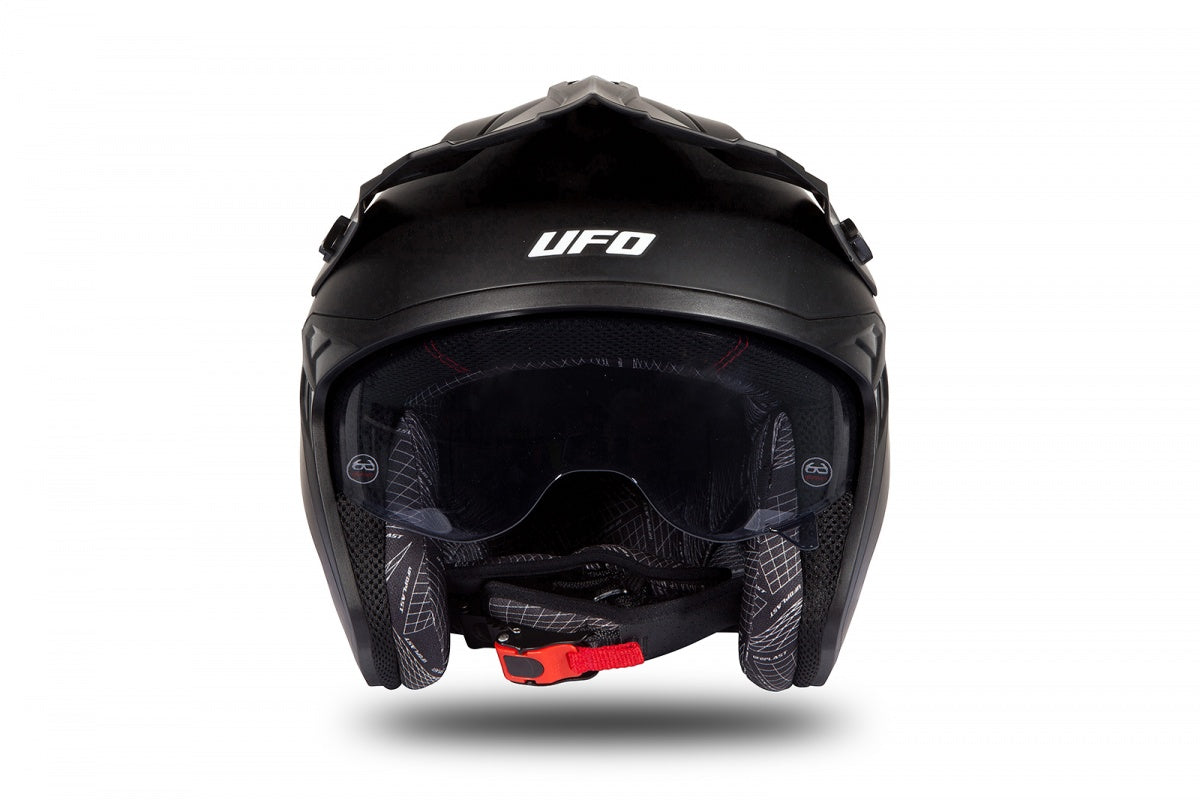 Casco abierto UFOplast SHERATAN™ ✈ NEGROmatte