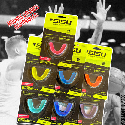 SISU 3D™ - protector bucal premoldeado • varios colores