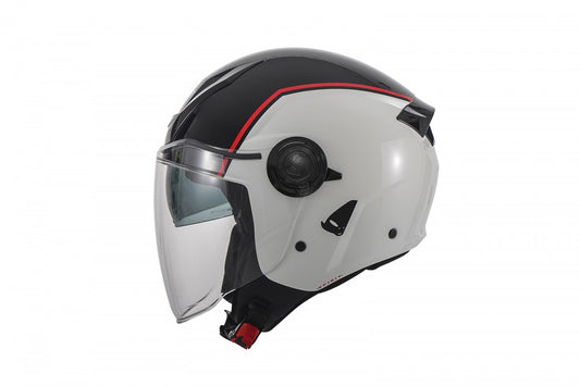 Casco abierto UFOplast Spirit Urban Jet™ § BLANCO&NEGRO