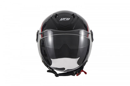 Casco abierto UFOplast Spirit Urban Jet™ § BLANCO&NEGRO