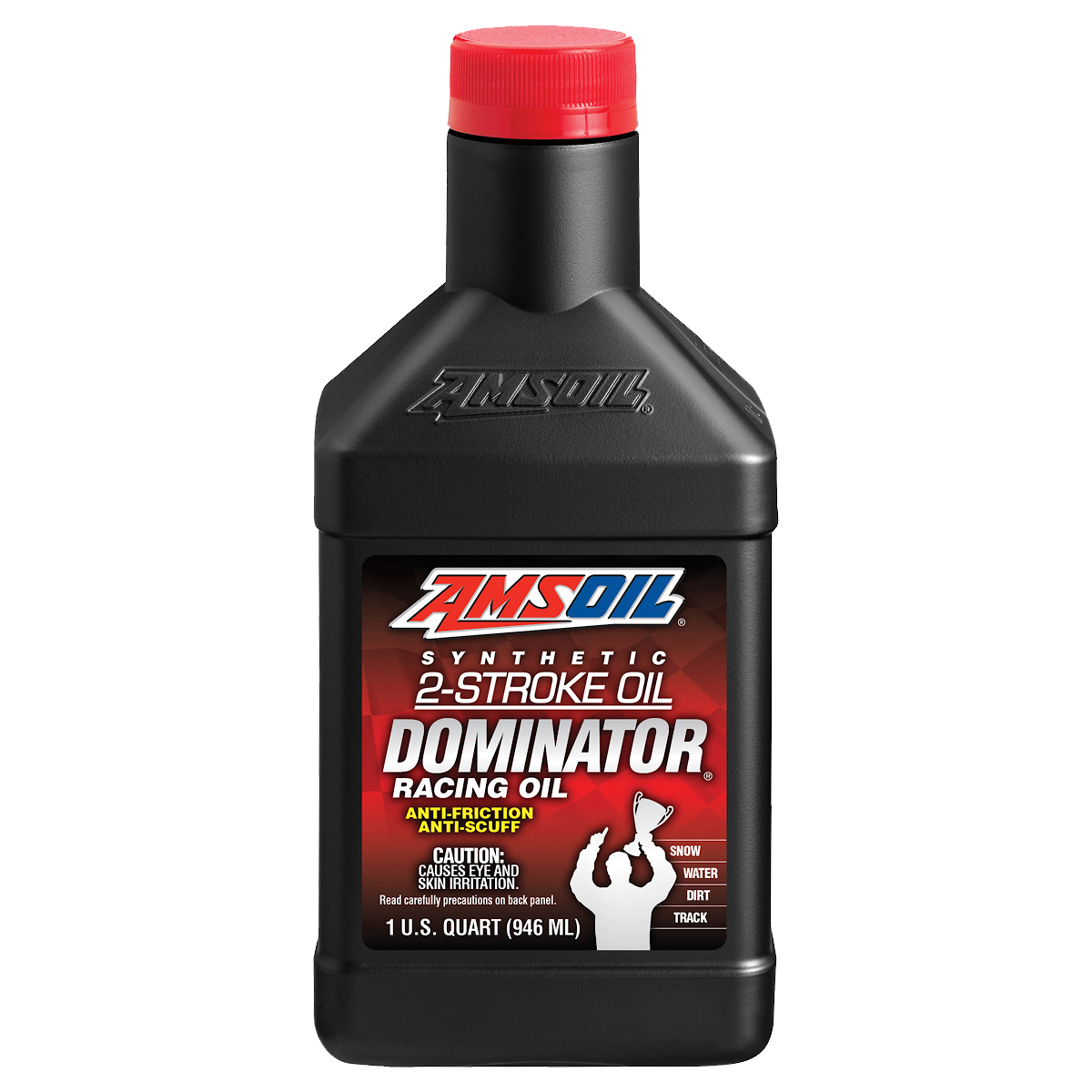 Aceite 100% sintético AMSOIL™ para 2T • Dominator 2-STROKE • 1qt.