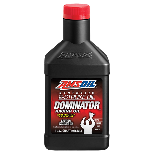 Aceite 100% sintético AMSOIL™ para 2T • Dominator 2-STROKE • 1qt.