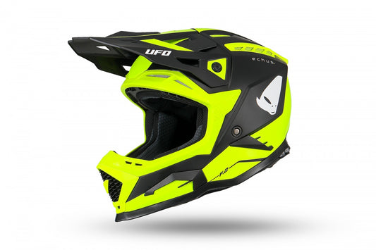 Casco de motocross UFOplast ECHUS™ ♘ NEGRO&AMARILLO