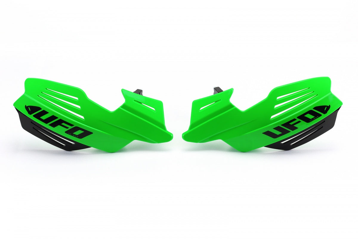 HANDGUARDS de motocross - VULCAN de UFOplast™ • VERDE